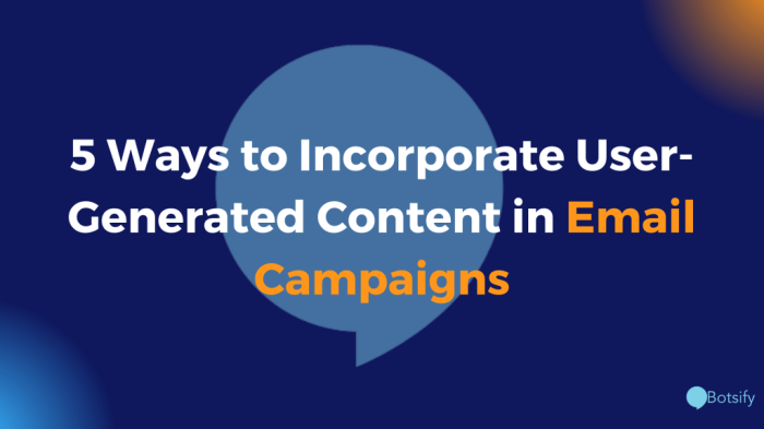 Creating Content for Email Campaigns