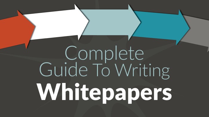 Writing Whitepapers