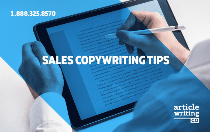 Sales Copywriting Techniques