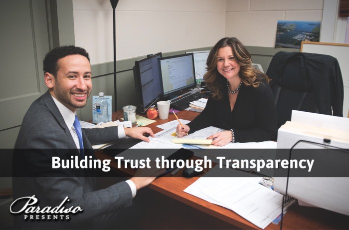 Building Trust Through Transparency