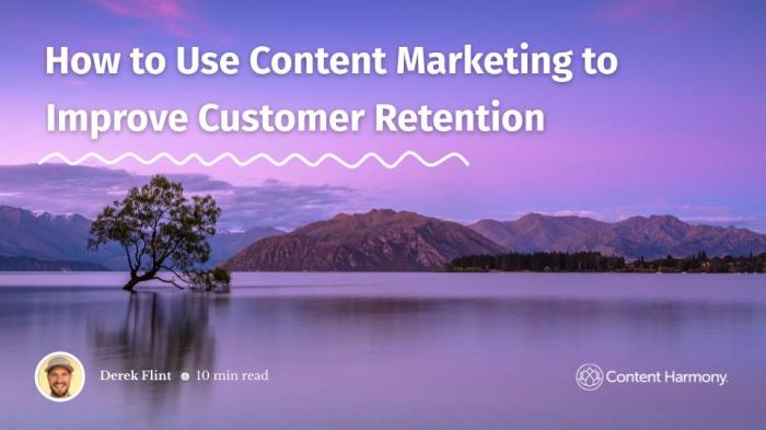 Using Content to Improve Retention