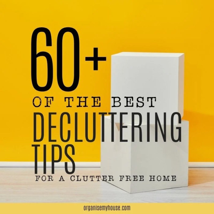 Decluttering Tips